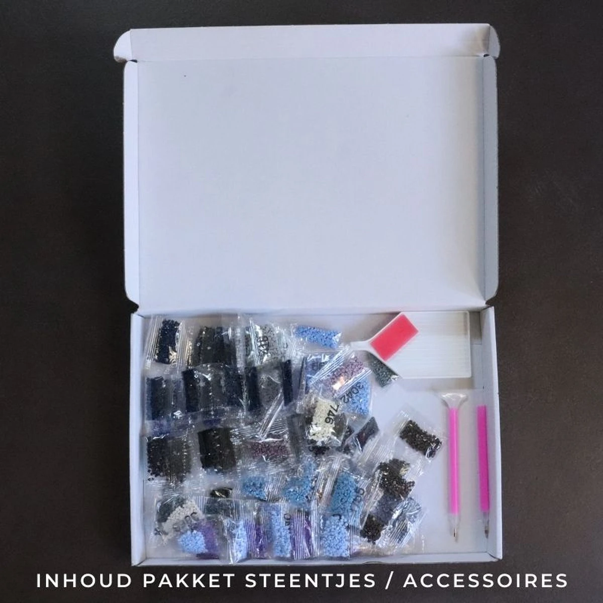 Peinture Au Diamond - Père Noël Et Renne - Noël - Produit Aux Pays- Nederland - 40 X 60 Cm - Toile - Pierres Carrées - Livré Sous 2-3 Jours Ouvrables 9 Peinture Au Diamond - Père Noël Et Renne - Noël - Produit Aux Pays- Nederland - 40 X 60 Cm - Toile - Pierres Carrées - Livré Sous 2-3 Jours Ouvrables – Image 7