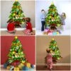 Sapin De Noël - Sapin Mural / Feutre Velcro Avec 32 Pièces De Décoration Et 50 X éclairage LED, Plaisir Garanti. Enfants - Enfant - Noël - Anniversaire - Décorations De Noël - Speelgoed - Noël - Cadeau - Père Noël -DUNI Magasin 1200x1200 207