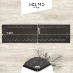 Chemin De Table De Noël Sølmo Design , Gris, En Feutre, Ruban De Table Comme Décoration De Table De Noël, Chemin De Feutre, Pour L'hiver, -DUNI Magasin 1200x1200 215