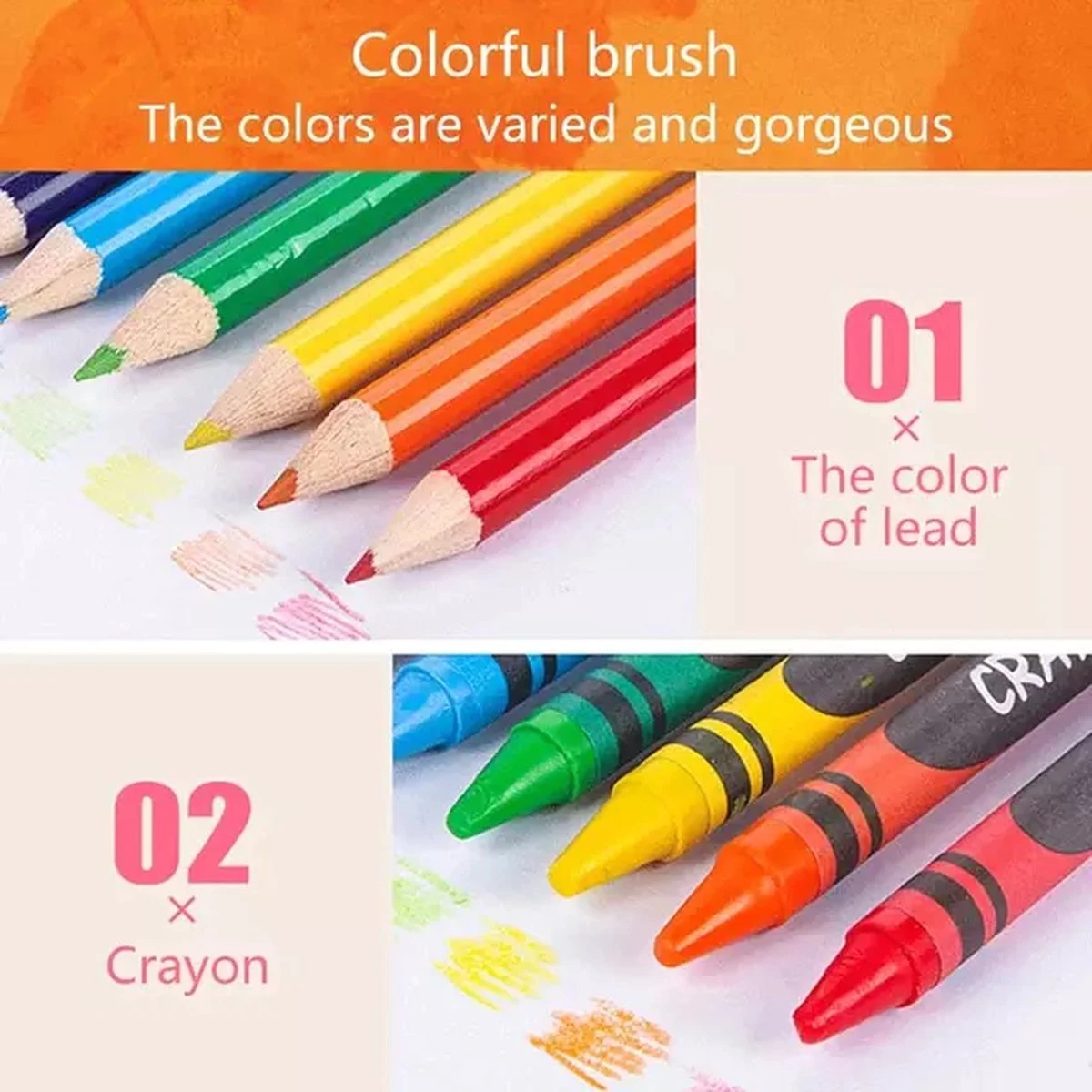 Boîte à Dessin De Luxe Pour Enfants - 180 Pièces - Set De Dessin - Valise De Dessin - Crayons De Couleur - Aquarelle - Craie - Sinterklaas - Noël - Cadeau Pour Les Enfants 5 Boîte à Dessin De Luxe Pour Enfants - 180 Pièces - Set De Dessin - Valise De Dessin - Crayons De Couleur - Aquarelle - Craie - Sinterklaas - Noël - Cadeau Pour Les Enfants – Image 3