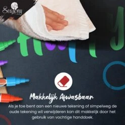 Marqueurs De Fenêtre Saisonniers - 25 Pièces - Marqueurs De Fenêtre Pour Enfants - Marqueurs De Fenêtre De Noël - Marqueur De Fenêtre - Stylos à Craie De Fenêtre - Marqueurs De Tableau Blanc - Marqueurs De Marker Blanc 11 Marqueurs De Fenêtre Saisonniers - 25 Pièces - Marqueurs De Fenêtre Pour Enfants - Marqueurs De Fenêtre De Noël - Marqueur De Fenêtre - Stylos à Craie De Fenêtre - Marqueurs De Tableau Blanc - Marqueurs De Marker Blanc -DUNI Magasin 1200x1200 238