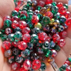 Perles LOVV® - Noël-5 Couleurs-290 Pièces-8mm-Perles De Verre-Perles De Verre-Idéal Comme Cadeau De Noël Ou De Sinterklaas -DUNI Magasin 1200x1200 280
