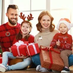 9 Pièces Broches De Noël Pin Set Strass Broches De Noël Cristal Décorations De Noël Pour Vêtements Ornements De Cadeau -DUNI Magasin 1200x1200 288