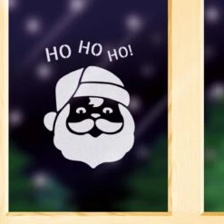 Modèle Père Noël - Pochoir A4 En Plastique - Convient Pour La Décoration De Noël, Comme Modèle De Fenêtre, Décoration De Meubles Et Intérieurs, Pochoir De Cartes, Gâteaux, Et Bien Plus Encore ... -DUNI Magasin 1200x1200 40