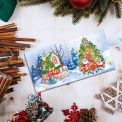 Cartes De Noël Adorzy Peinture De Diamants - 8 Pièces - 15x15 Cm - Forfait Peinture De Diamants Complet - Peinture De Diamants Adultes -DUNI Magasin 1200x1200 422