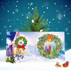 Cartes De Noël Adorzy Peinture De Diamants - 8 Pièces - 15x15 Cm - Forfait Peinture De Diamants Complet - Peinture De Diamants Adultes -DUNI Magasin 1200x1200 423