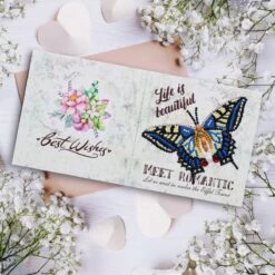 Cartes De Cartes De Vœux Huntex Peinture De Diamants - 12 Pièces - Daimond Painting Full Pack - Peinture De Diamants Adultes - Cartes De Noël - Noël - Cartes D'anniversaire -DUNI Magasin 1200x1200 453