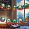 Boules De Noël Avec Peinture De Diamants Avec Siècle Des Lumières LED - 1 0 Pièces - Forfait Hobby Complet - Pierres Rondes - Piles Exclusives -DUNI Magasin 1200x1200 510