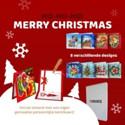 8 Cartes Peinture De Diamants – Cartes De Noël – Cartes De Cartes De Vœux – Set De Cartes – 15x15cm – Avec Enveloppes -DUNI Magasin 1200x1200 640