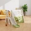 Playset Luxe Green- Wit Avec Toboggan Et Balançoire Pour L'intérieur Et L'extérieur - Bébé - Toddler - Toddler - Cadeau - 1 An - 2 Ans - 3 Ans - Sinterklaas - Noël - Garçon - Fille - Toboggan -DUNI Magasin 1200x1200 641