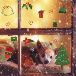 Cartes De Noël Figuren- Fenêtre Autocollant Noël - Décorations De Noël - Décoration De Noël Fenêtre - Décoration De Noël Fenêtre - Décoration De Fenêtre Hiver -DUNI Magasin 1200x1200 655