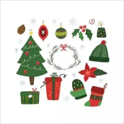 Cartes De Noël Figuren- Fenêtre Autocollant Noël - Décorations De Noël - Décoration De Noël Fenêtre - Décoration De Noël Fenêtre - Décoration De Fenêtre Hiver -DUNI Magasin 1200x1200 656