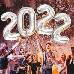 Ballon 2022 - Ballon En Aluminium - Articles De Fête Du Nouvel An - Numéros De Ballons En Aluminium - Fête Du Nouvel An 2021 - Décoration Du Nouvel An - Décoration En Argent - Décoration De Noël - XXL - 81cm X 160cm - Argent -DUNI Magasin 1200x1200 678