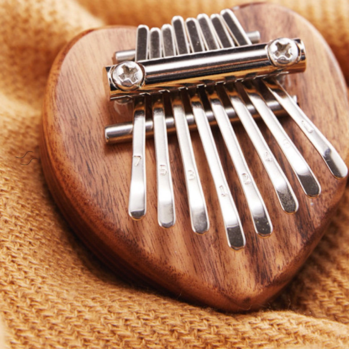 Colorful Sun® Kalimba Set - 8 Notes - Piano à Pouces - Instrument De Musique - Bois D'acajou - Cadeau De Noël - Pour Enfants Et Adultes 6 Colorful Sun® Kalimba Set - 8 Notes - Piano à Pouces - Instrument De Musique - Bois D'acajou - Cadeau De Noël - Pour Enfants Et Adultes – Image 4