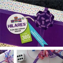 Hilares | Le Jeu Des Cadeaux Hilarant | Saint Nicolas - Noël - Réveillon De Nouvel An - à Jouer 365 Jours Par An - Jeu De Colis - Jeu Cadeau - Jeu Surprise - Soirée Colis - Noël -DUNI Magasin 1200x1200 726