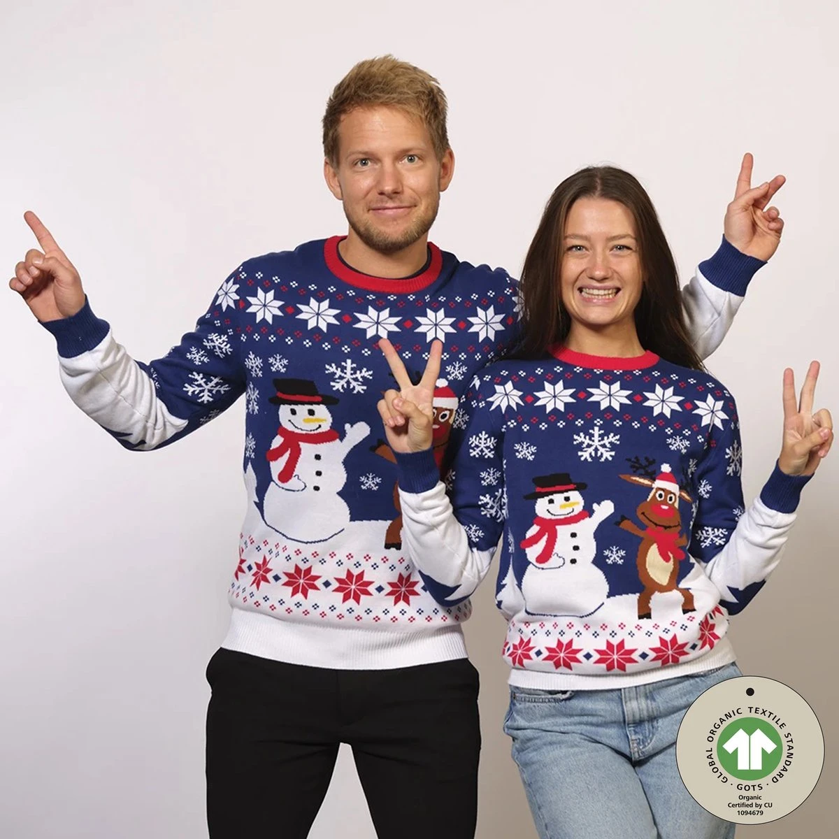 Pull De Noël Laid Femmes & Hommes - Pull De Noël « Best Friends » - 100 % Katoen Biologique - Pull De Noël Hommes & Femmes Taille XL 6 Pull De Noël Laid Femmes & Hommes - Pull De Noël « Best Friends » - 100 % Katoen Biologique - Pull De Noël Hommes & Femmes Taille XL – Image 4