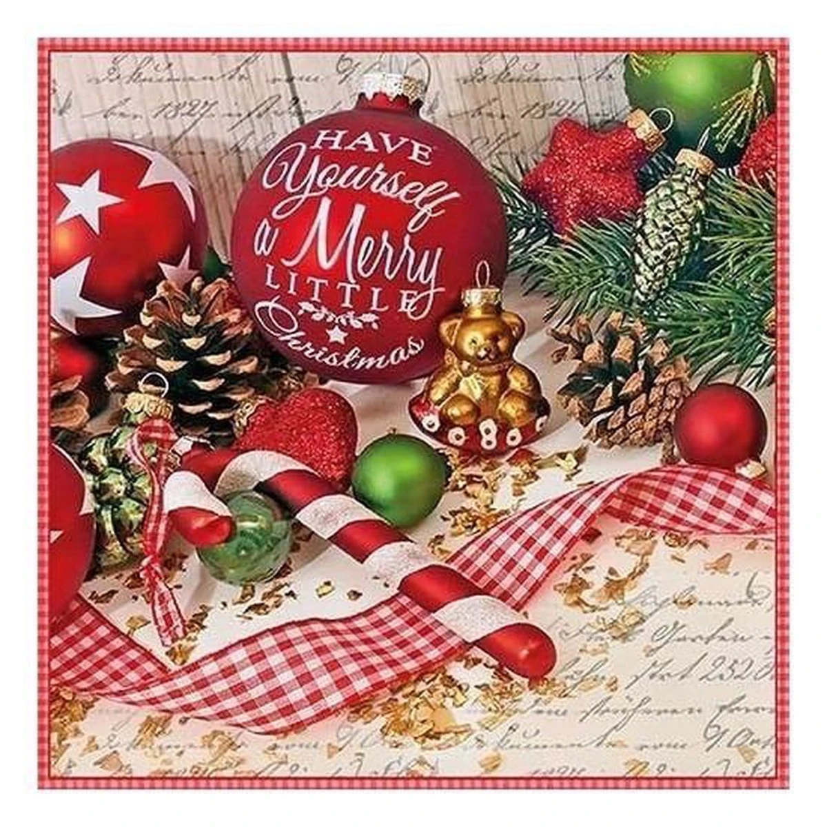DUNI Porte- Serviettes Avec Serviettes De Noël Dans Une Porte-serviettes De Noël 33 X 33 Cm - Porte - Serviettes / Porte-serviettes - Serviettes - Décorations De Décoration De Table De Dîner De Noël 5 DUNI Porte- Serviettes Avec Serviettes De Noël Dans Une Porte-serviettes De Noël 33 X 33 Cm - Porte - Serviettes / Porte-serviettes - Serviettes - Décorations De Décoration De Table De Dîner De Noël – Image 3