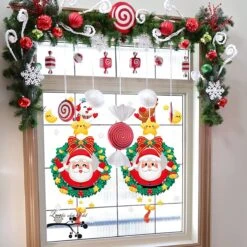 Autocollants De Fenêtre, 25 Autocollants De Fenêtre, Double Face, Autocollants De Noël, Décoration De Noël, Application Répétable, Adaptés à La Décoration De Fête De Noël ! -DUNI Magasin 1200x1200 932