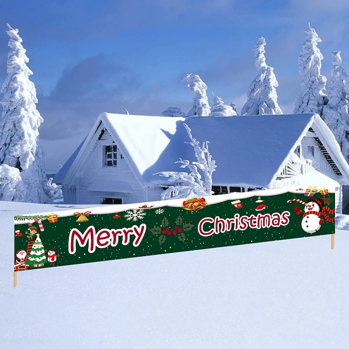 Bannière Joyeux Noël Bannière De Signe De Noël Bannière De Fête De Noël Décoration De Noël à Suspendre Pour L'extérieur Ou L'intérieur, Bannières Vertes Décoration De Fête 50x300cm 3 Bannière Joyeux Noël Bannière De Signe De Noël Bannière De Fête De Noël Décoration De Noël à Suspendre Pour L'extérieur Ou L'intérieur, Bannières Vertes Décoration De Fête 50x300cm