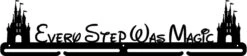 Every Step Was Magic Medal Hanger Revêtement Noir - (70cm De Large) - Produit Hollandais - Cadeau De Sport - Top Gift - Medal Hanger - Médailles - Décoration Murale - Noël - Sinterklaas