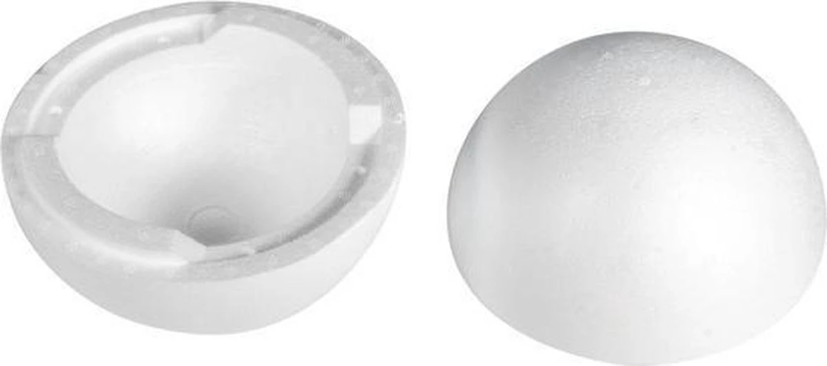 6x Hobby / DIY Boule De Polystyrène / Sphère Demi-coquilles 40 Cm - Fabrication De Boules De Noël - Fabrication De Matériaux De Base / Matériel De Loisir 5 6x Hobby / DIY Boule De Polystyrène / Sphère Demi-coquilles 40 Cm - Fabrication De Boules De Noël - Fabrication De Matériaux De Base / Matériel De Loisir – Image 3
