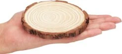 Kurtzy Disques En Bois Naturel Non Traité (lot De 10) - 10-11 Cm De Diamètre 10 Mm D'épaisseur - Disque En Bois Rustique Avec écorce Et Finition Lisse - Arts Et Hobby, DIY, Sous- Sous-verres , Décorations, Ornements De Noël Lot De 10 -DUNI Magasin 1200x533