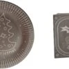 Set De Noël De 6 X Assiettes De Fête + 1 Paquet De Serviettes - 'Merry Christmas' Grijs / Wit - Carton - Assiettes / Serviettes - Anniversaire - Fête - Vaisselle De Fête -DUNI Magasin 1200x568