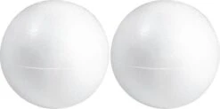 2x Hobby / DIY Boule De Polystyrène / Sphère Demi-coquilles 30 Cm - Fabrication De Boules De Noël - Fabrication De Matériaux De Base / Matériel De Loisir