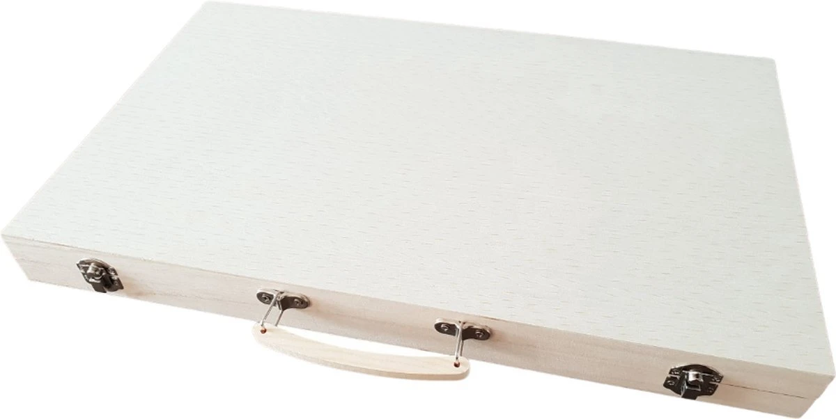 Boîte à Dessin De Luxe Pour Enfants - 180 Pièces - Set De Dessin - Valise De Dessin - Crayons De Couleur - Aquarelle - Craie - Sinterklaas - Noël - Cadeau Pour Les Enfants 4 Boîte à Dessin De Luxe Pour Enfants - 180 Pièces - Set De Dessin - Valise De Dessin - Crayons De Couleur - Aquarelle - Craie - Sinterklaas - Noël - Cadeau Pour Les Enfants – Image 2