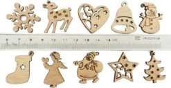 Ornements De Noël En Bois 3CM - Décoration De Noël Pour Sapin De Noël, Décorations De Noël, Scrapbooking Etc. 6 Ornements De Noël En Bois 3CM - Décoration De Noël Pour Sapin De Noël, Décorations De Noël, Scrapbooking Etc. -DUNI Magasin 1200x617