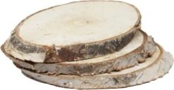 7x Morceaux De Disques D'arbre De Décoration En Bois / Disques D'arbre 21-25 Cm - Disques D'écorce D'arbre De Matériel De Passe- Hobby - Décorations De Noël