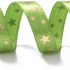 Ruban De Noël 10mm (1cm) | Ruban De Satin De Luxe | Ruban De Noël | Étoiles D'or | Or Vert | Ruban Cadeau | Ruban De Décoration | Rouleau : 9 Mètres -DUNI Magasin 1200x715