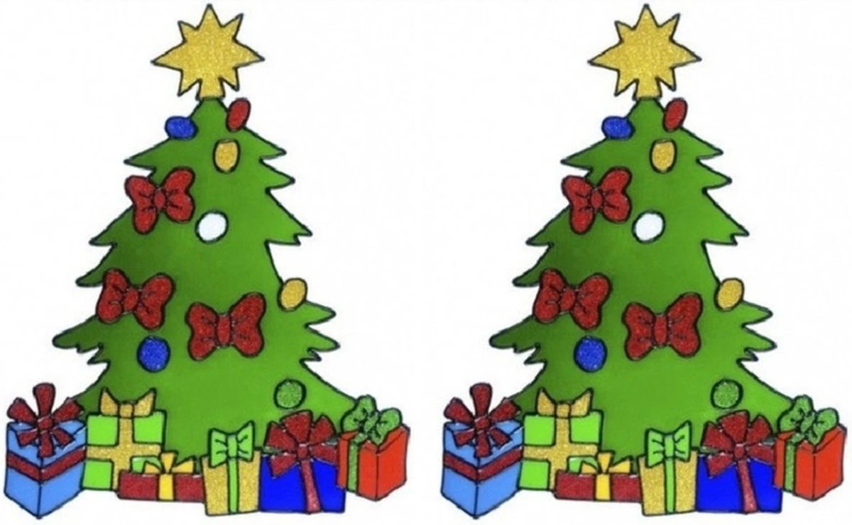 3x Morceaux D'autocollants De Fenêtre De Noël Images D'arbres De Noël 30 Cm - Décoration De Fenêtre Noël - Autocollants De Noël Kinder 3 3x Morceaux D'autocollants De Fenêtre De Noël Images D'arbres De Noël 30 Cm - Décoration De Fenêtre Noël - Autocollants De Noël Kinder