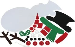 Bonhomme De Neige En Feutres Pour Enfants Avec 30 Accessoires - Bonhomme De Neige - 100cm - Mini Bonhomme De Neige - Décorations De Noël - DIY -DUNI Magasin 1200x754