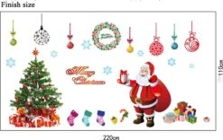 Autocollant De Fenêtre | Décoration De Noël | PVC | Étanchéité | Autocollant De Noël | Film Pour Fenêtre | Réutilisable | 60x90 Cm -DUNI Magasin 1200x757 2