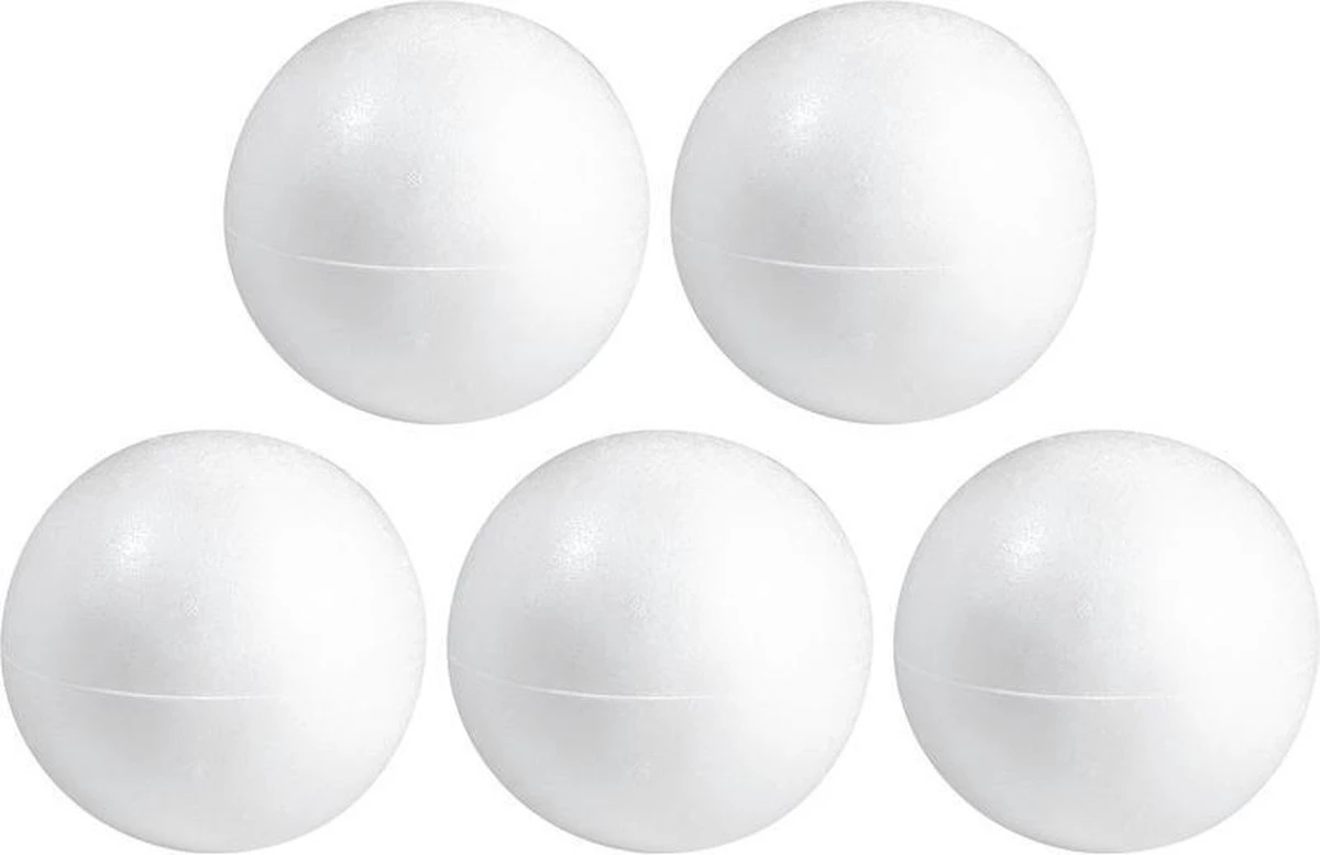 10x Hobby / DIY Boule De Polystyrène / Sphère Demi-coquilles De 15 Cm - Fabrication De Boules De Noël - Fabrication De Matériaux De Base / Matériel De Loisir 6 10x Hobby / DIY Boule De Polystyrène / Sphère Demi-coquilles De 15 Cm - Fabrication De Boules De Noël - Fabrication De Matériaux De Base / Matériel De Loisir – Image 4