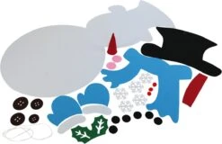 Bonhomme De Neige En Feutres Pour Enfants Avec 30 Accessoires - Bonhomme De Neige - 100cm - Mini Bonhomme De Neige - Décorations De Noël - DIY -DUNI Magasin 1200x779 1