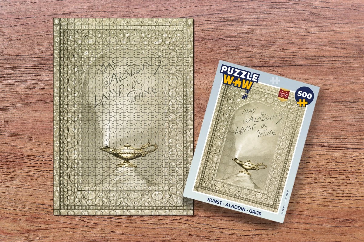 Puzzle Art - Aladdin - Conte De Fées - Jigsaw Puzzle - Puzzle 500 Pièces - Noël - Cadeau - Cadeau De Noël Pour Hommes, Femmes Et Enfants - Sinterklaas Présente - Sinterklaas Pour Les Grands Enfants 4 Puzzle Art - Aladdin - Conte De Fées - Jigsaw Puzzle - Puzzle 500 Pièces - Noël - Cadeau - Cadeau De Noël Pour Hommes, Femmes Et Enfants - Sinterklaas Présente - Sinterklaas Pour Les Grands Enfants – Image 2
