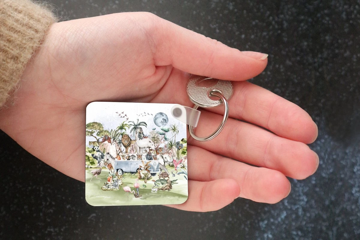 Porte-clés - Décoration De La Jungle - Enfants - Volkswagen Van - Plastique - Cadeau Sinterklaas - Cadeau De Noël - Cadeaux De Chaussures - Cadeaux à Distribuer 6 Porte-clés - Décoration De La Jungle - Enfants - Volkswagen Van - Plastique - Cadeau Sinterklaas - Cadeau De Noël - Cadeaux De Chaussures - Cadeaux à Distribuer – Image 4