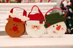 Noël Family Set B: 2 * Santa Hat + 2 * Noël Chaussettes (medium) + 2 * Noël Gift Bag - Noël Hanging Ornements Gift Bags Gift Bags - Christmas Tree Pendant, Christmas Decoration For Christmas Party -DUNI Magasin 1200x801 2