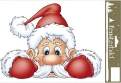 4x Morceaux D'autocollants De Fenêtre De Noël 21 X 32 Cm - Décoration De Fenêtre / Autocollants De Décoration De Fenêtre Décorations De Noël -DUNI Magasin 1200x821 2