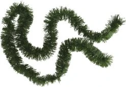 Guirlandes En Feuille De Sapin De Noël/guirlandes De Lametta De 180 X 7 Cm De Couleur Vert Pailleté