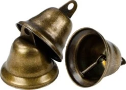 Belle Vous Lot De 35 Clochettes Vintage Bronze Hobby - 40 X 35 Mm - Mini Clochettes à Suspendre Pour DIY , Décorations, Noël, Bijoux, Carillons à Vent Et Apprentissage De La Propreté Pour Chiens -DUNI Magasin 1200x867