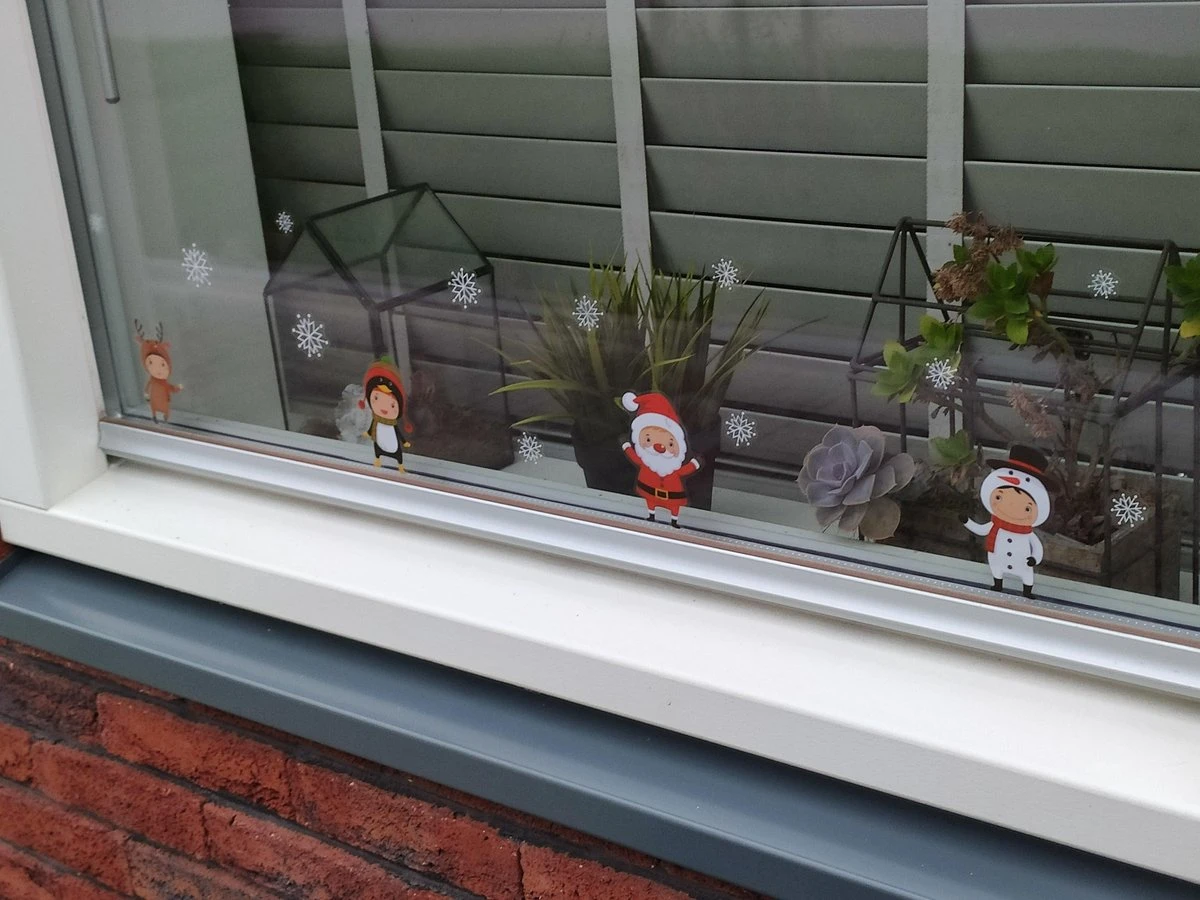 Stickers Fenêtre Chiffres De Noël - Stickers Fenêtre Noël - Décoration De Noël - Décoration De Noël Fenêtre - Décoration De Décoration De Fenêtre Hiver - 2 Planches D'autocollants 4 Stickers Fenêtre Chiffres De Noël - Stickers Fenêtre Noël - Décoration De Noël - Décoration De Noël Fenêtre - Décoration De Décoration De Fenêtre Hiver - 2 Planches D'autocollants – Image 2