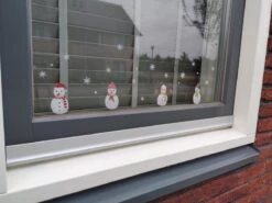 Stickers Fenêtre Pères Noël - Stickers Fenêtre Noël - Décoration Noël - Décoration Noël Fenêtre - Décoration Décoration De Fenêtre Hiver - 2 Planches De Stickers