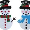 Bonhomme De Neige En Feutres Pour Enfants Avec 30 Accessoires - Bonhomme De Neige - 100cm - Mini Bonhomme De Neige - Décorations De Noël - DIY -DUNI Magasin 1200x911 3