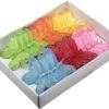 24x Pièces De Décoration Papillons Sur Fil Coloré 8 Cm - Décoration Papillon - Décoration Décorations Pour Sapins De Noël