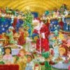 Paquet De Peinture De Diamants - Série De Noël - Père Noël Et Enfants - 50x40 Cm - Set Complet - Couverture Complète - Pierres Rondes - Dielay -DUNI Magasin 1200x960 6