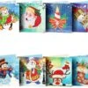 Cartes De Noël Peinture De Diamants 15x15 - 8 Pièces - Dont 8 Enveloppes Blanches - Ensemble Complet