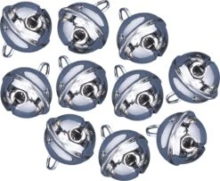 20x Pièces Cloches En Métal Argenté Avec Oeil 19 Mm Bouffon/clow - Cloches De Chapeau De Noël - Cloches De Chat